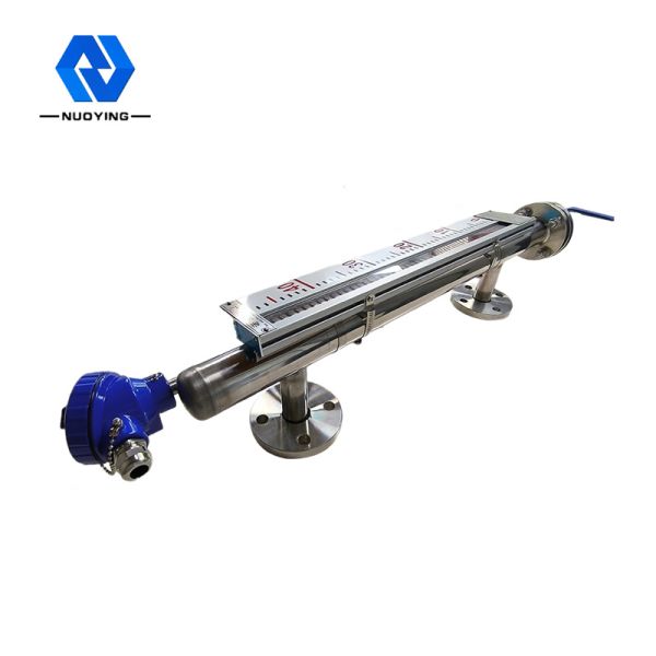Side / Top Mounted Magnetic Flap Level Gauge For Liquid Measurement