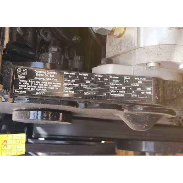 2100 mm double rouleau à tambour 12 tonnes hydraulique LTD212H 110kw au Kenya