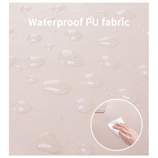 PU складная розовая кожаная сумка для путешествий