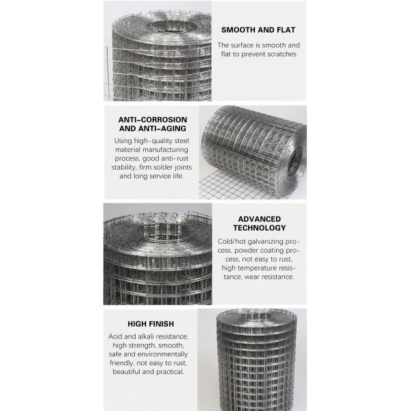 1/2 Inch Galvanized Welded Wire Mesh for Protection and Construction