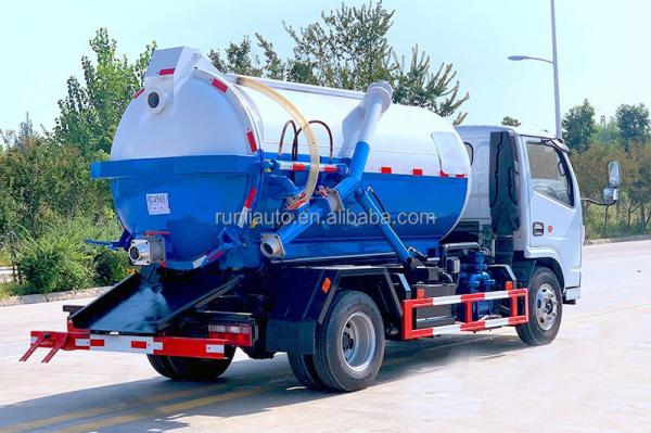 Factory  DFAC Dongfeng Sewage Suction Tank Truck Small  Mini Vacuum Suction Septic Sewage Suction Truck