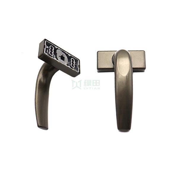Door And Window Lock Lever Handle With 91mm Shaft Polished Finish