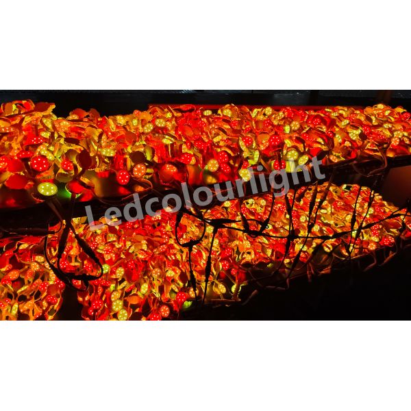 IP66 DC24V 40mm RGB Pixel Dot String Light 1 Meter 10 LEDs