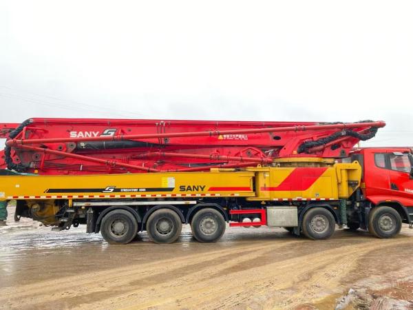 High Performance Used Sany SYM5541THBF 65M Truck-Mounted Concrete Pump For Sale