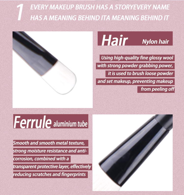 Classic Professional Large Brush Head Pure Wool Eyeshadow Blending Brush, OEM/ODM Services Available-Product Code: Y10