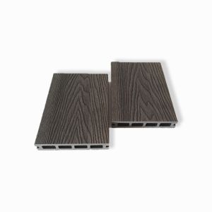 Waterproof WPC Decking 140x25mm Hollow Wood Plastic Composite Outdoor Flooring