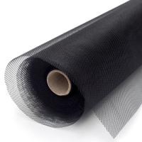 6ft-9ft longueur du charbon de bois en PVC en fibre de verre rouleau d'écran d'insecte avec 0,33 mm de diamètre de fil facile à installer