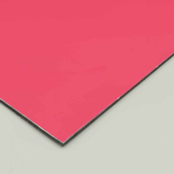 Proveedor de paneles compuestos de aluminio púrpura de alta promoción de bajo precio para decoración de edificios interiores y exteriores 4MM 1.22*2.44m