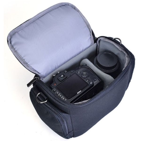 Portable Black Durable Waterproof Camera Crossbody Bag Camera Sling Bag