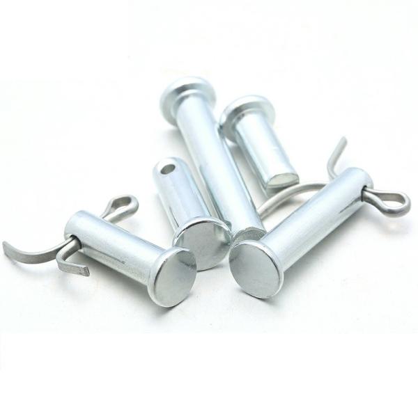 Zinque o metal que chapeado a braçadeira de aço rebita e fixa a cabeça 4,8 lisa 3-60mm