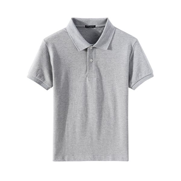 OEM Factory Производитель Пользовательский логотип Классическая посадка с коротким рукавом Логотип Твердая мягкая хлопковая рубашка для гольфа