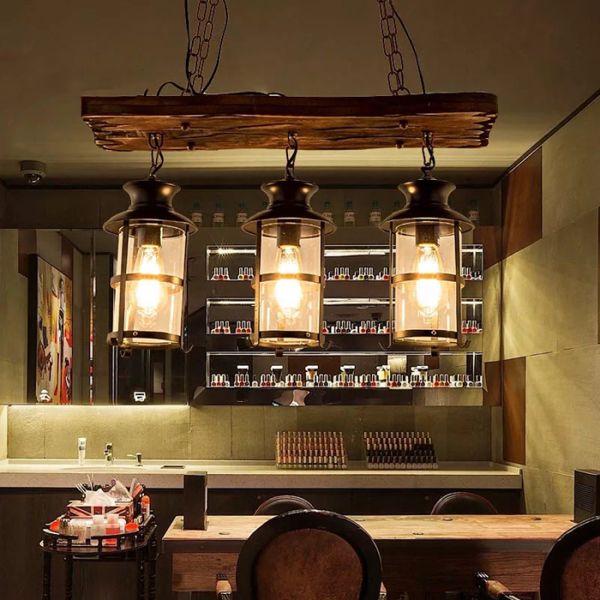 Аттестация Рохс Се привесных ламп Э27 деревенского металла декоративная винтажная