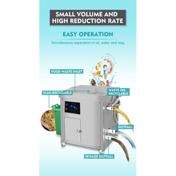 Food Waste Dehydrator Garbage Disposer Recycling Commercial  Kitchen  Food Waste Disposer  Machine