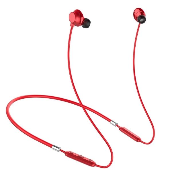 Hot sale thin neckband memory titanium bluetooth earphones,neckband sports bluetooth earphones with microphone