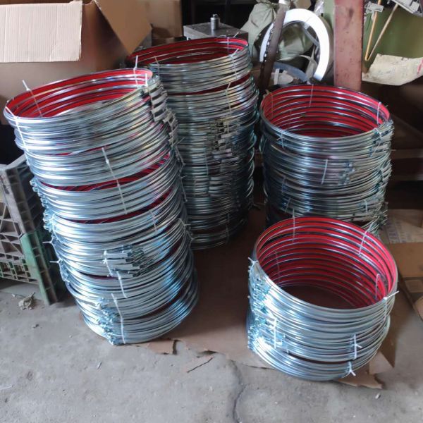 120mm Durable Air Duct Bolt Adjustable OEM Galvanized Pipe Clamp