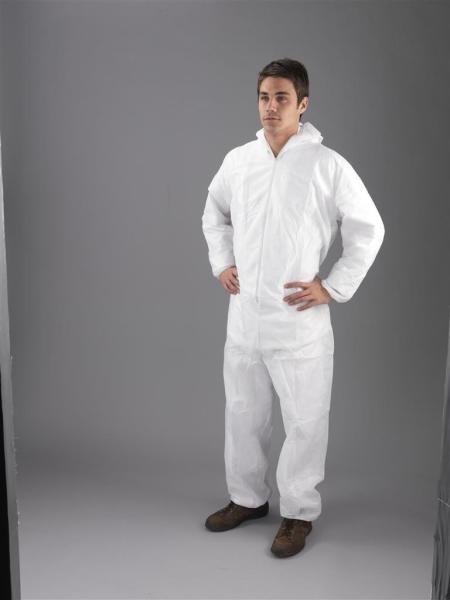 Lightweight Disposable Protective Coveralls Custom Size With Hood For Painters