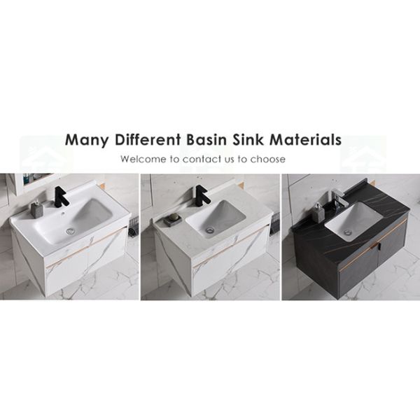 Modern Floating Bathroom Vanity Combo With Mirror 24-40 Inches
