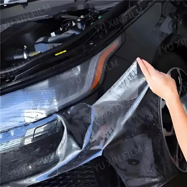 Satin Black PPF Protection Film Full Body Matte Frosting TPU PPF Car Wrap 190um