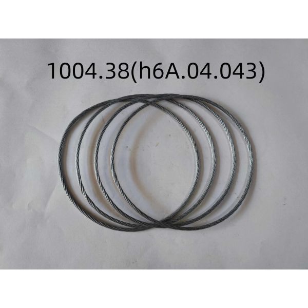 1004.38 H6a.04.043 Aviation Parts Steel Aircraft Control Cables