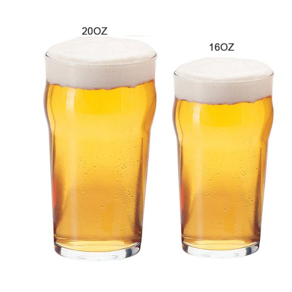 Tulip Nonic Pint Promotional Drinking Glasses 560ml With Custom Printing