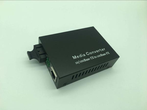 Dustproof 10/100 SM Network Media Converter For Community Networks
