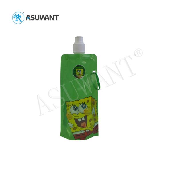 Biodegradable Water Spout Pouch Heat Seal Mylar Bags 600 ML With Hanging Ring