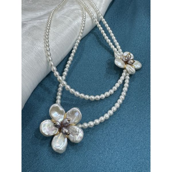 Trendy necklace made from materials perfect addition for stores focusing on modern and fashionable jewelry collections