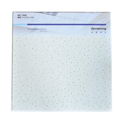 Powder Coating Surface Fireproof Fissured Mineral Fiber Ceiling Board For Clean Room