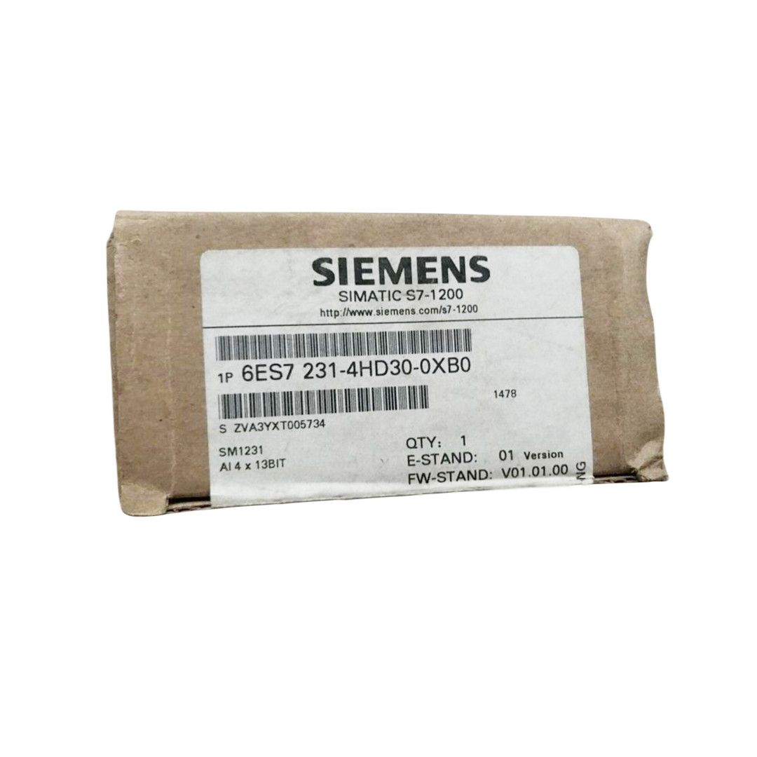 SIEMENS SIMATIC PLC S7-1200  6ES7231-4HD30-0XB0 SM 1231 4 x Analog Input Signal modules