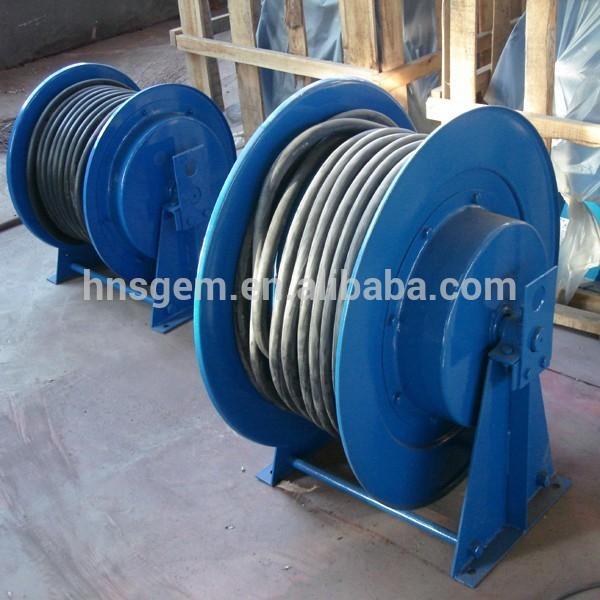 Steel Self Retracting Garden Hose Reel Anti Abrasion Rewindable High Safety