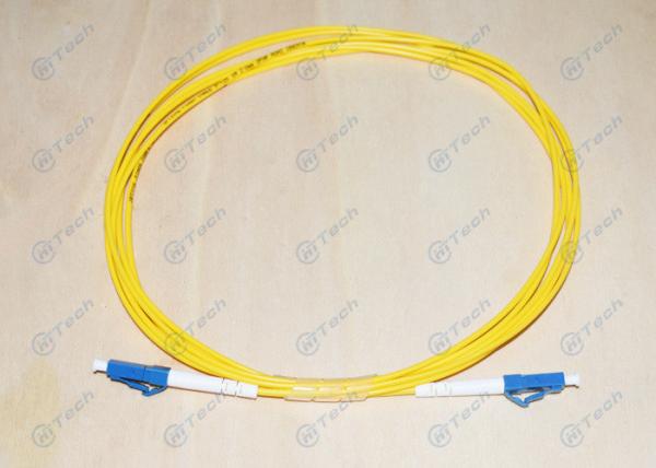 OM3 Duplex Fiber Optic Jumper LC To LC Tensile Strength > 10kg Customized Length