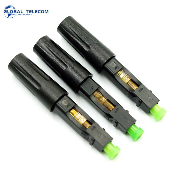 ISO9001 Ftth Fast Connector , Sc Apc Quick Connector 20N Tension