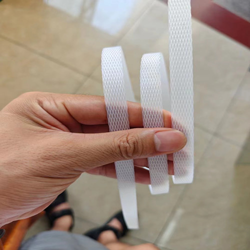 100% polypropylene PP packing strap white PP strapping belt suitable for semi-automatic strapping machines