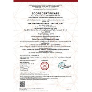 Haining Intex Imp. & Exp. Co., Ltd. Certifications