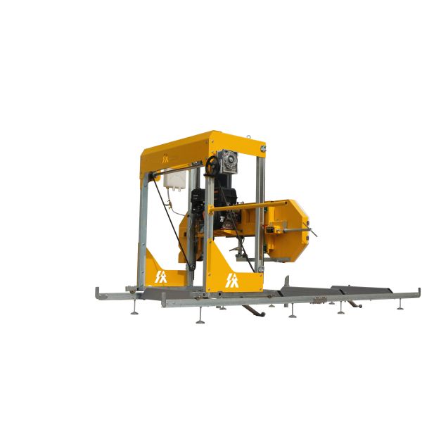 Portable Sawmill Trailer Cutting Machine for Precision Wood Cutting on Jerry Sawmill