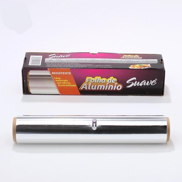 Environmentally Friendly Heavy Duty Silver Laminated Aluminum Foil Roll for Packaging