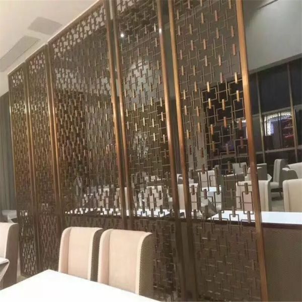 Metal screen wall panel for hotel lobby curtain wall decoration