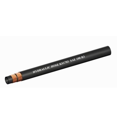 Textile Two Wire Braid Hydraulic Hose Pipe Synthetic Rubber