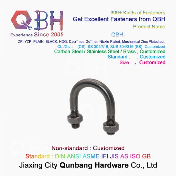 квадрат u нержавеющей стали 4,8 304 316 скрепляет болтами штемпелевать