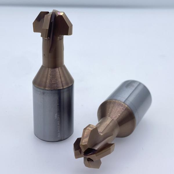 End Mills Shank Diameter Custom Made For Machining Hardness Workpieces Cutting Edge Angle 35/38/45/55