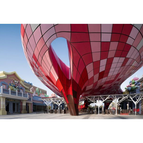 Large Steel Landscape Sculpture Outdoor Art Decoration Creative Installation for Decor