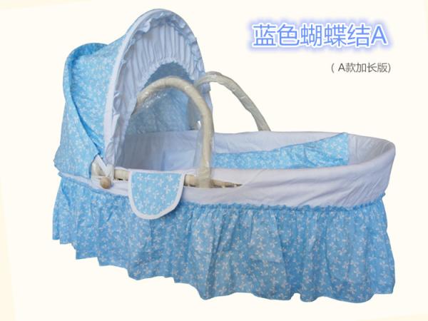 grass corn husk baby moses basket bed with liner set vehicle-mounted at home