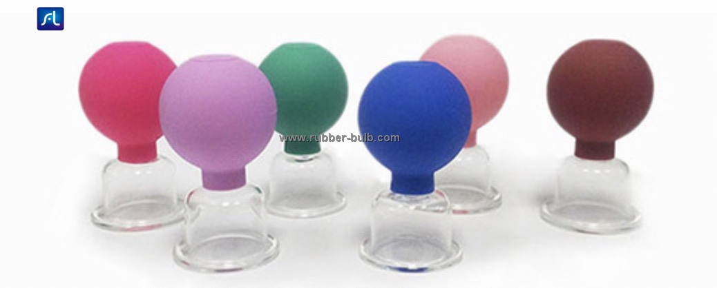Glass FacialCupping Set PVC Vacuum Suction Massage Cups， Lymphatic Therapy Sets，Professional Grade Cupping Set