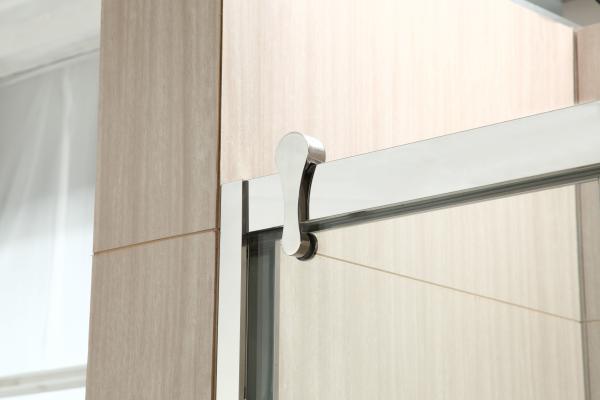 Hinge tempered glass shower doors,unique hinge shower door,tempered shower enclosure