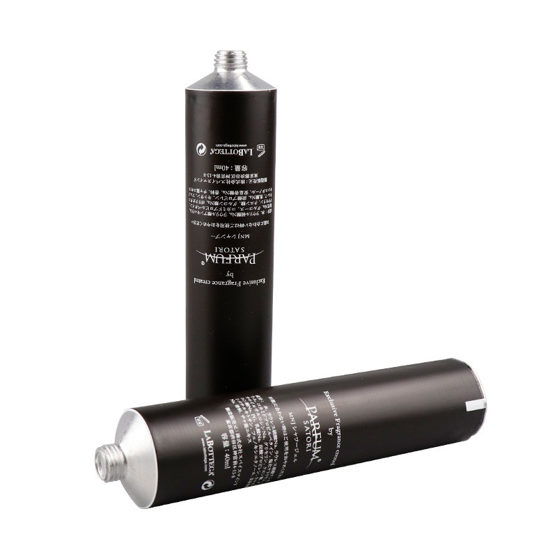 Слой черных алюминиевых складных трубок 5ml-400ml Mono 5 трубок слоев 2oz косметических