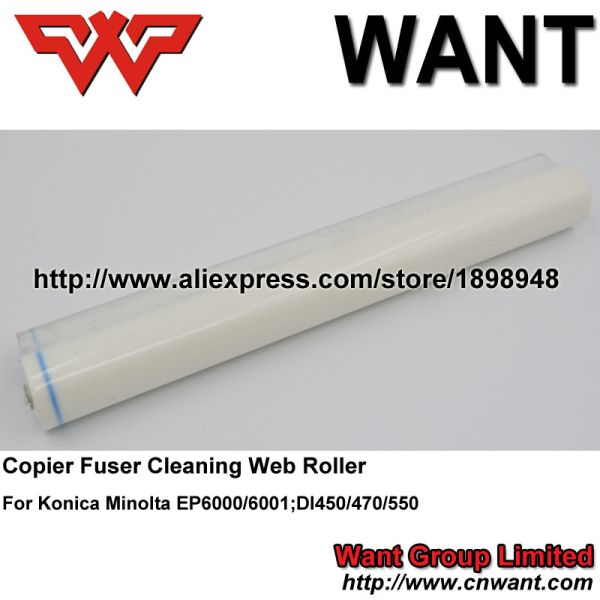 Konica Minolta Fuser Cleaning Web Roller 1145-5801-01 1145580101 DI450 DI470 DI550 EP6000 EP6001
