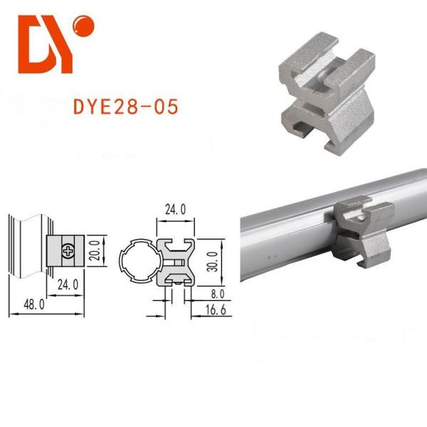 Connecteur élastique conjoint en tubes légers en aluminium de troisième génération pour la fixation de planches de cadre / installation de raccords