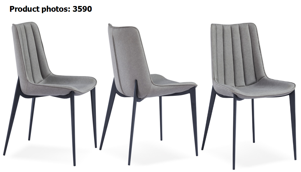 Contemporary 49.5x54x82cm Metal Frame Dining Chair