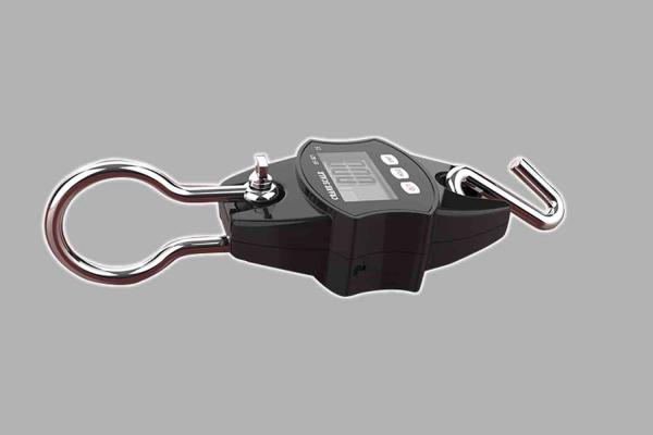 Aluminium Housing LCD Display Heavy Duty Hanging Crane Scale With Measure Tape