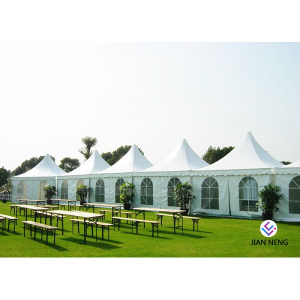 12x30 Meter Fire Retardant Church Tent 3m / 5m Bay Distance Aluminum Frame